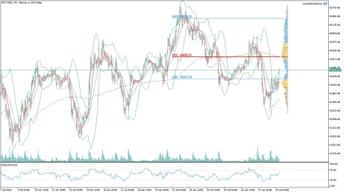 Bitcoin (BTC/USD) Saatlik Analizi